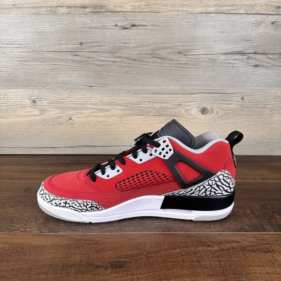 Nike Air Jordan Spiz'ike Low Toro Mens Size 11 Gym Red Black Gray FQ1759 600 - Picture 7 of 9